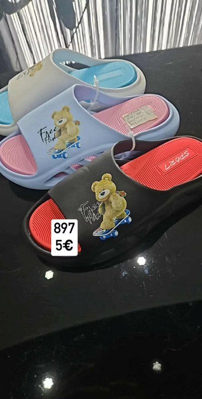 Damske slapky na nizsej platforme macko 897
