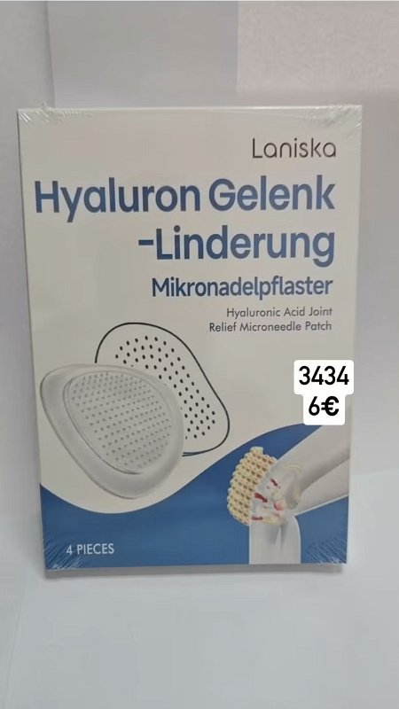 Laniska Mikroihličkové náplasti na kĺby s kyselinou hyalurónovou 3434