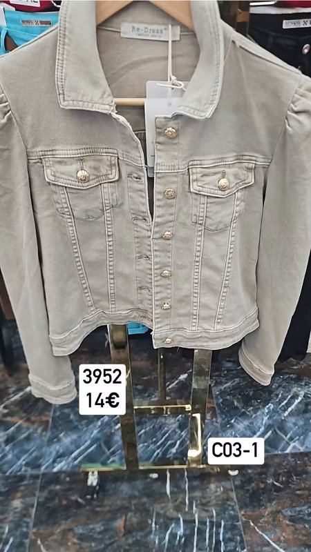 Riflova bunda zlate gombiky 3952