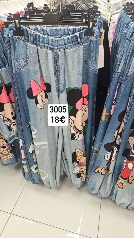 Riflove nohavice Minnie 3005