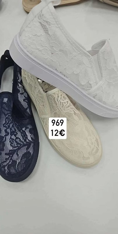 Damske cipkovane espadrilky 969
