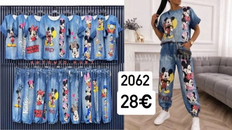 Riflovy nohavicovy komplet Mickey 2062