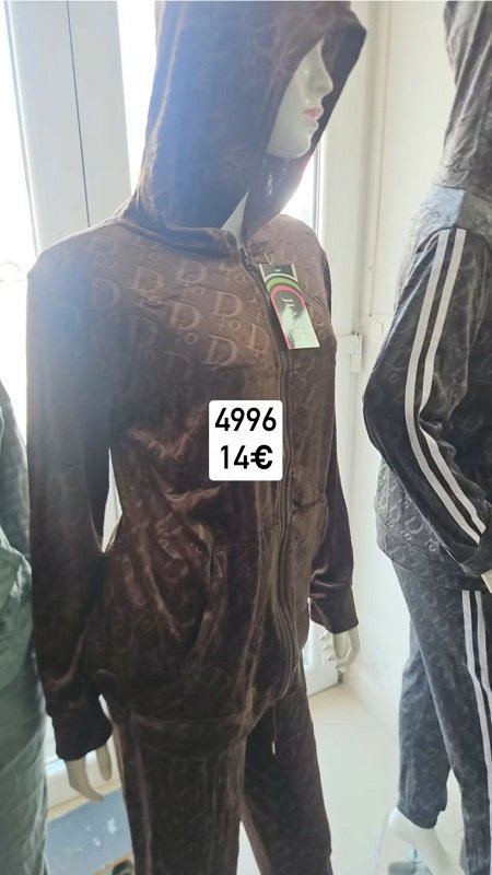 Teplakova suprava mikina na zips Dio 4996