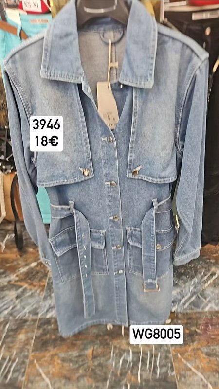 Riflovy sakovy kabat s opaskom 3946