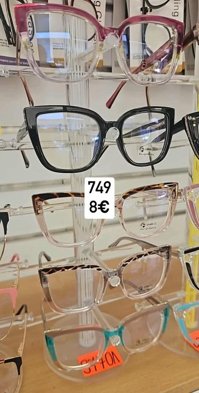Okuliare imidžovky 0 kolorové 749