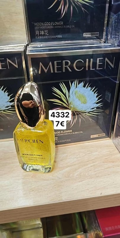 Pletovy olej na redukciu vrasok Mercilen 4332