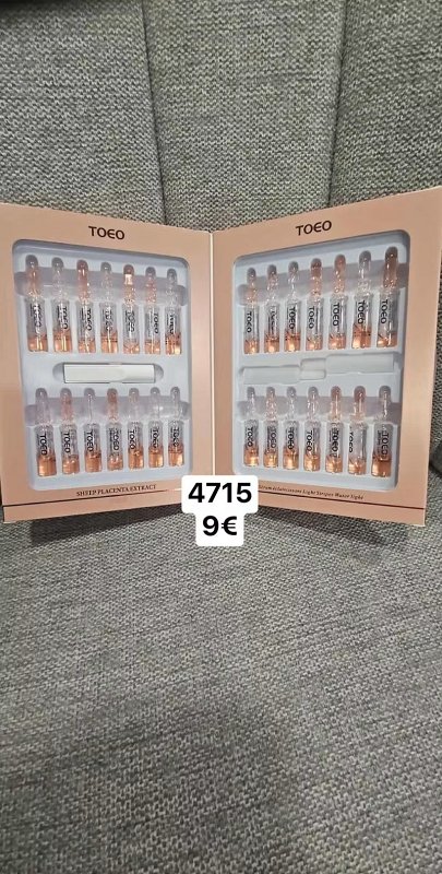Ampulky na tvar s extraktom z ovčej placenty 4715