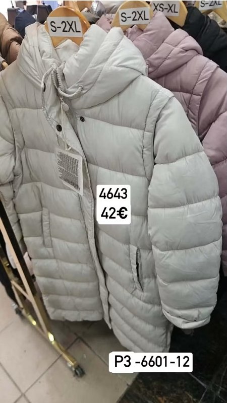 Presivana vetrovka s kapucnou na zips 4643