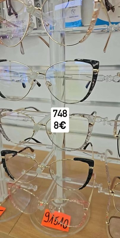 Okuliare imidžovky 0 mačaci vzor uška 748