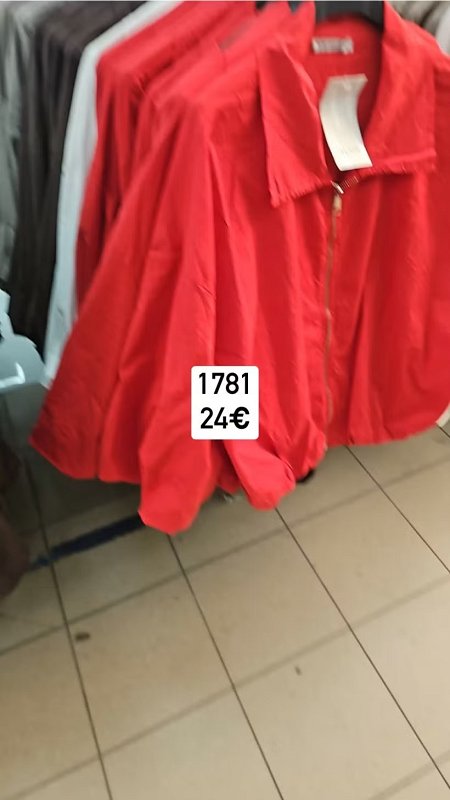 Bombera na zips puff rukavy 1781