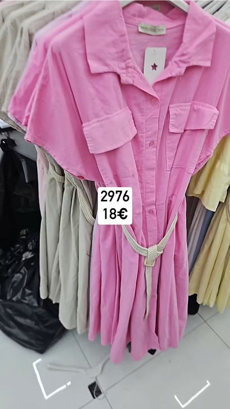 Dzinsove koselove saty s opaskom 2976