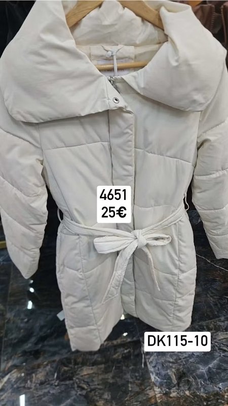 Biela bunda s opaskom 4651