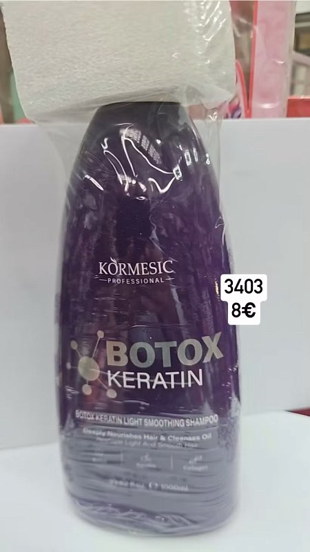 Kormesic Vyhladzujúci keratínový šampón 3403