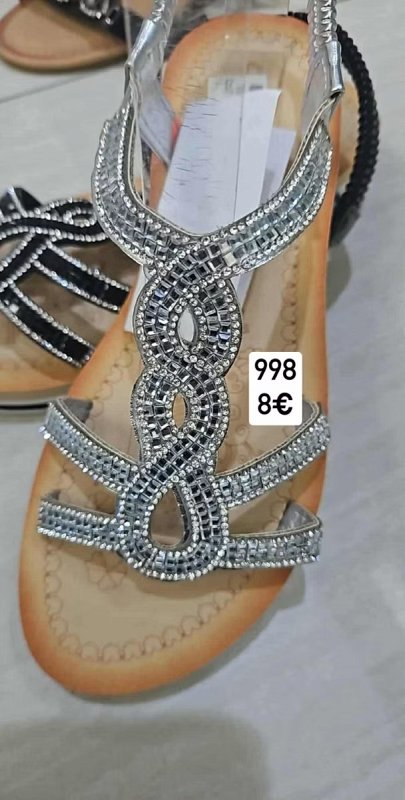 Sandale vyssia platforma prepletane 998