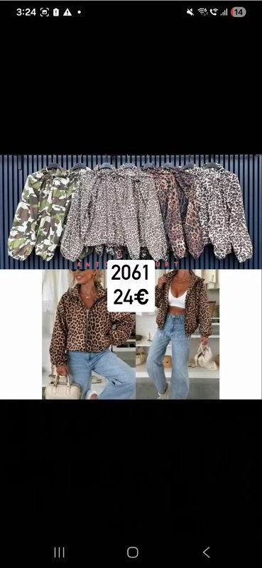 Vzorovana bombera na zips 2061