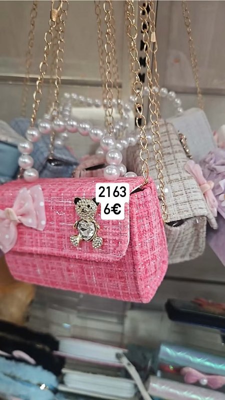 Detska kabelka s mackom 2163