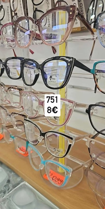 Okuliare imidžovky 0 trblietky 751