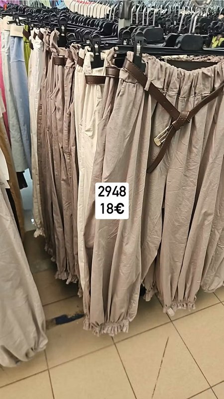 Nohavice aladinky s opaskom dole gumicka 2948