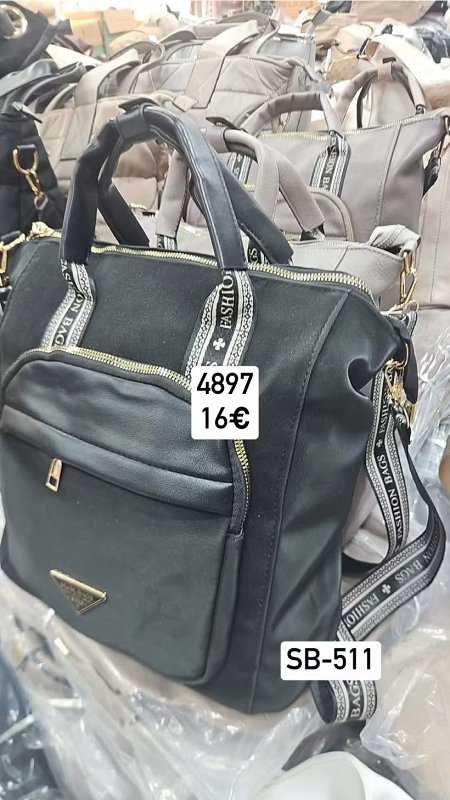 Jednofarebna kabelka Fashion Bags 4897