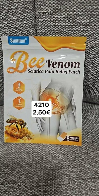 Náplasť s včelím jedom na bolesť sedacieho nervu 4210
