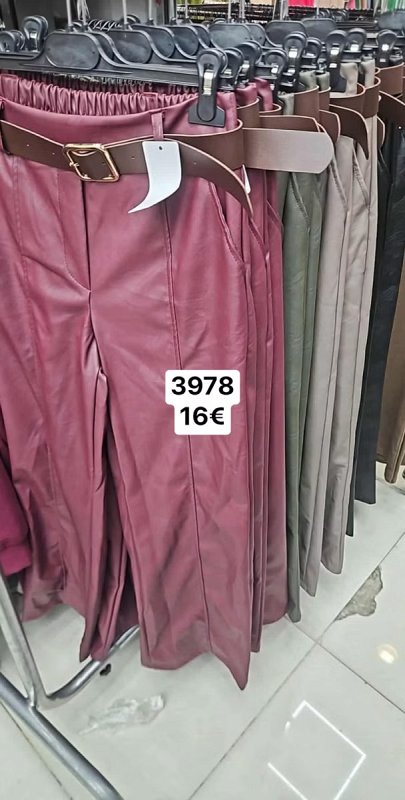 Lanove nohavice s opaskom 1831