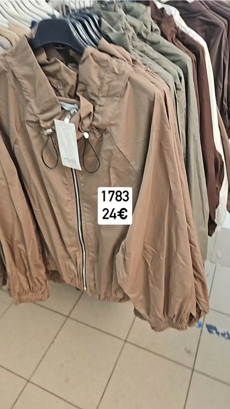 Bombera na zips volanikový golier 1783