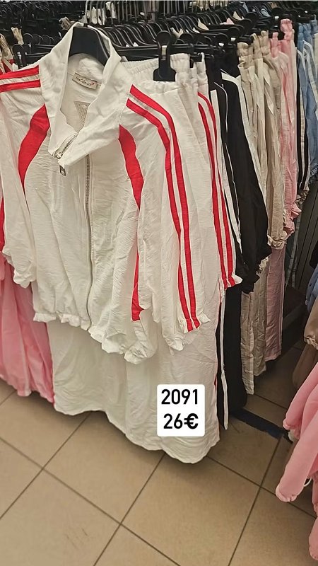Lanovy nohavicovy komplet s pruzkami bombera na zips 2091