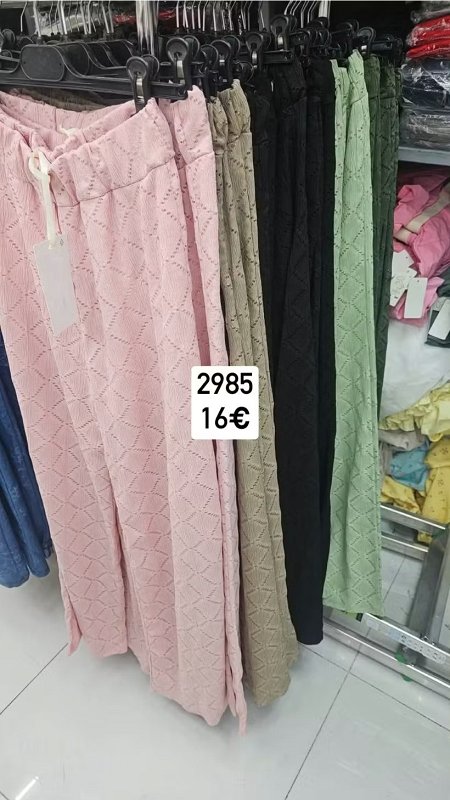 Letne vzorovane nohavice 2985