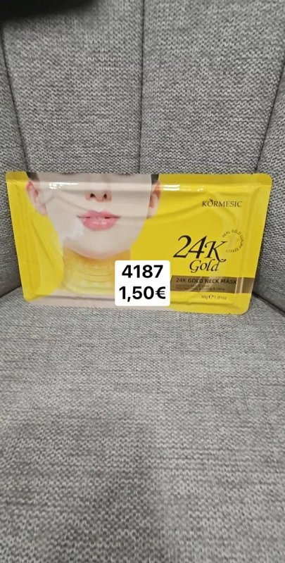Maska na krk s 24K zlatom 4187
