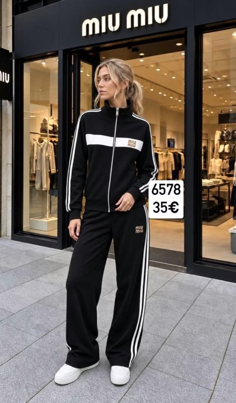 Teplakova suprava mikina na zips Miu Miu 6578