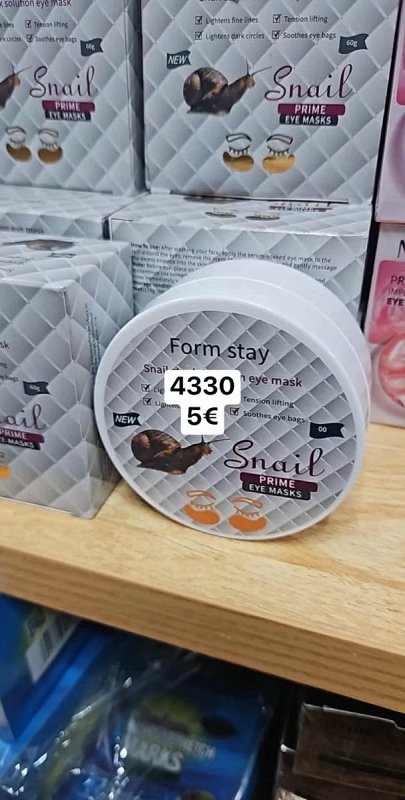 Ocna maska s extraktom zo slimacieho sekretu 4330