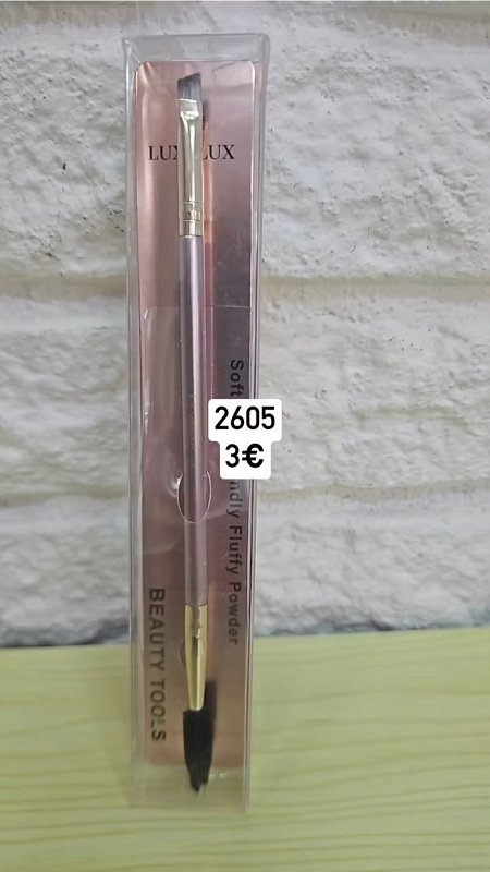 Luxelux Obojstranný štetec na úpravu obočia 2605