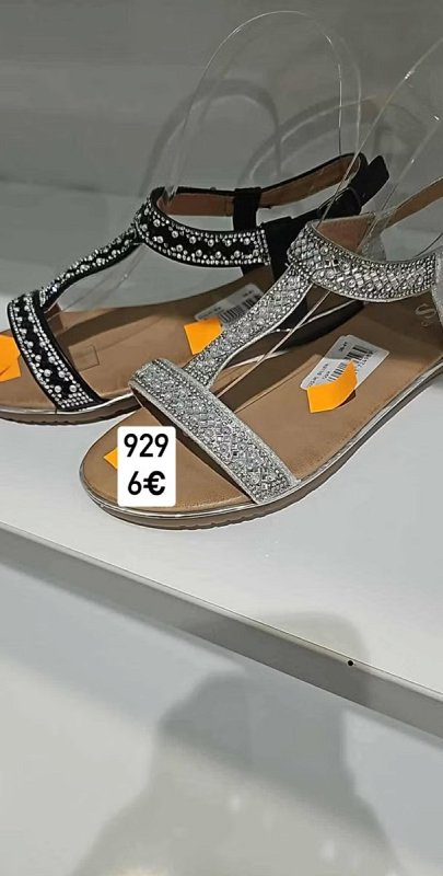 Damske sandale s kamienkami 929