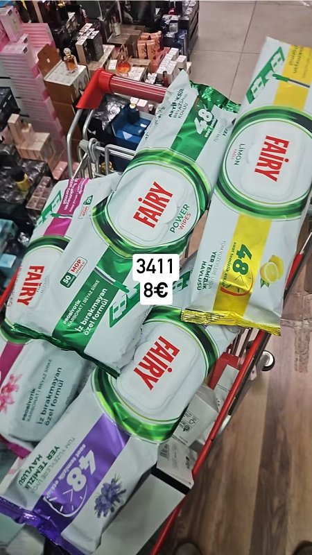 Fairy Náhradné utierky na mop 3411