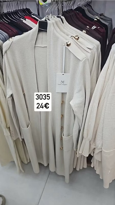 Sakovy kardigan zlate gombiky 3035