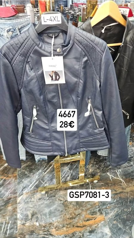 Kozena bunda na zips 4667