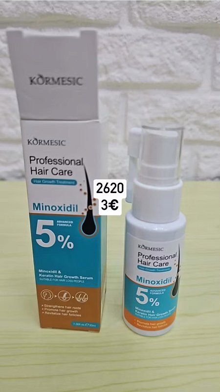 Kormesic sérum s minoxidilom na podporu rastu vlasov 2620