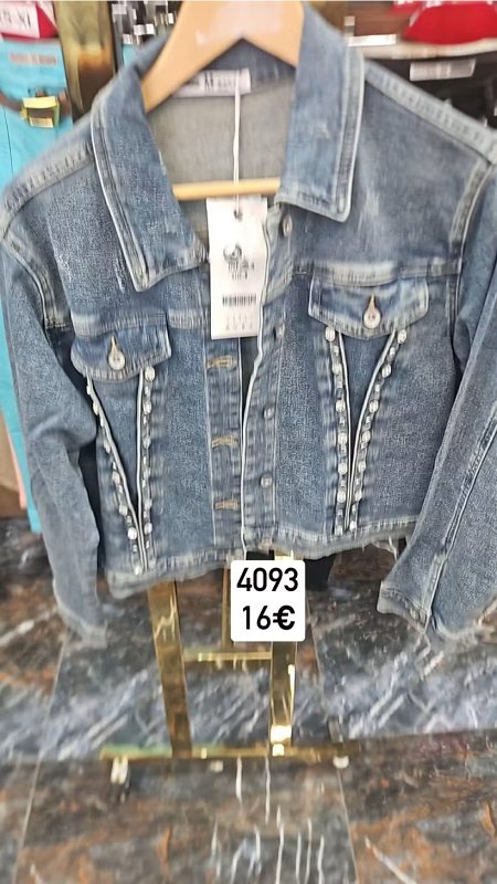 Riflova bunda s kamienkami 4093