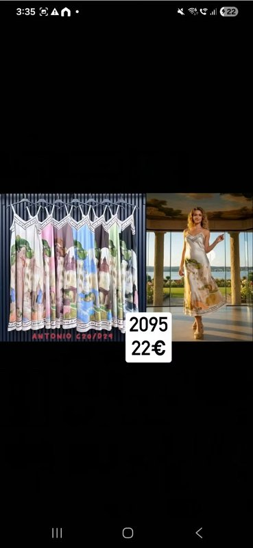 Vzorovane letne saty na ramienka 2095