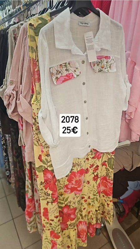 Kvietkovane lanove saty s koselou 2078