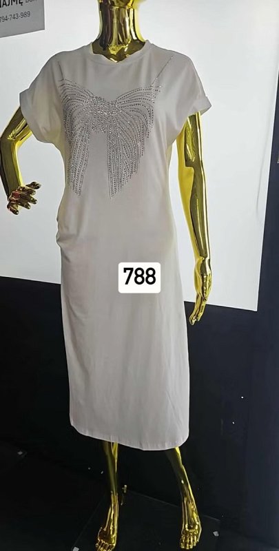 Šaty kamienková mašlička 788