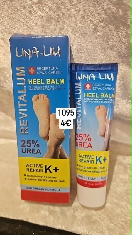 Balzam na päty s obsahom urey 1095