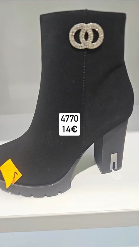 Cierne kotnikove cizmy Overchick 4770
