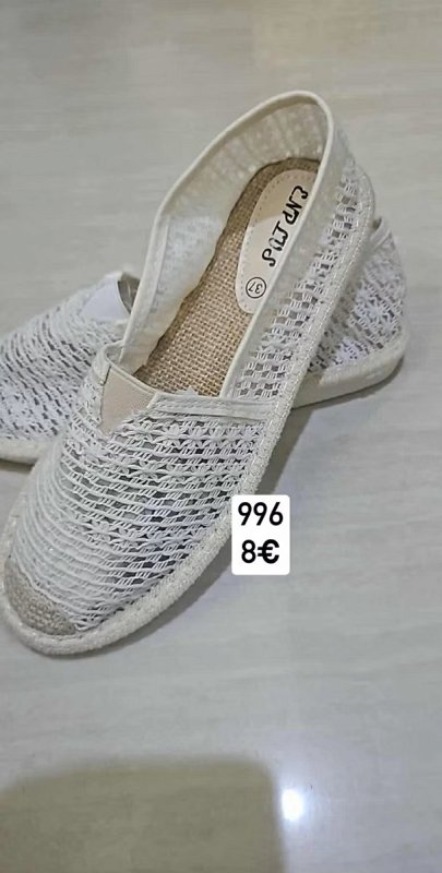 Hackovane espadrilky 996