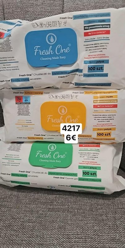 Cistiace utierky Fresh One 4217