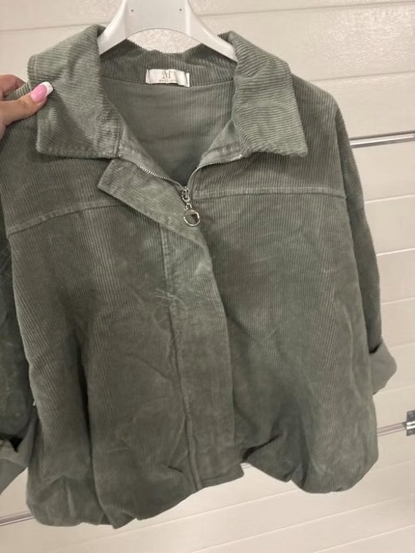 Dzinsova bunda na zips 3159