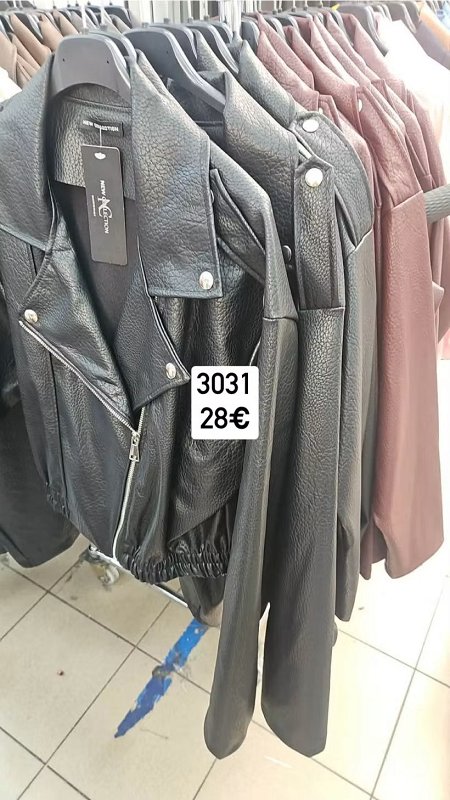 Kozena bunda na zips 3031