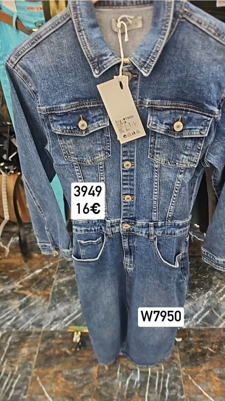 Riflove saty s gombikmi 3949