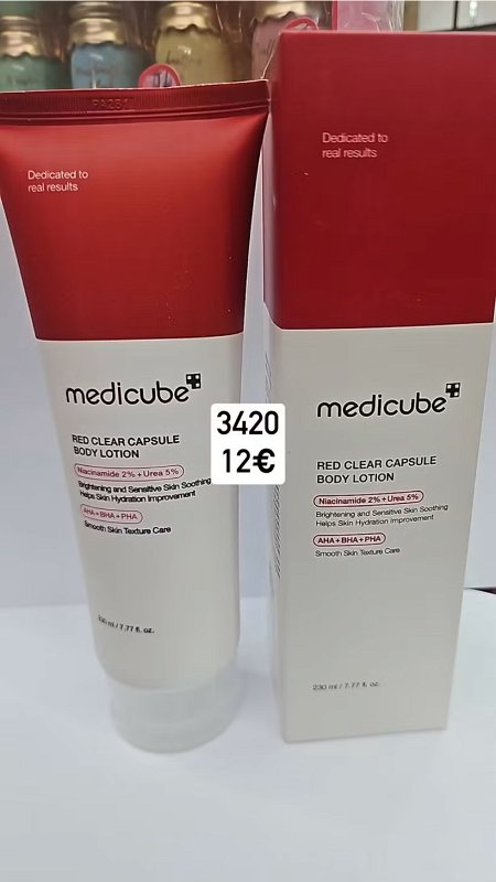 Medicube Vyhladzujúce telové mlieko s kapsulami 3420