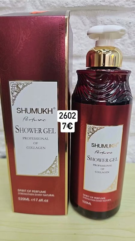 Shumukh Parfumovaný sprchový gél s kolagénom 2602